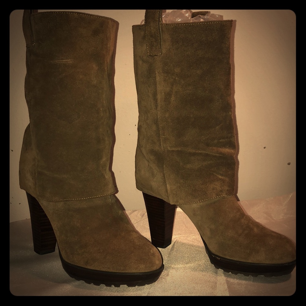 Nine West Brown Suede Boots - Size 10 Women